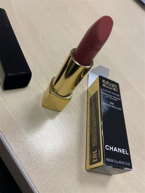 chanel rouge brillant 191|chanel rouge allure luminous.